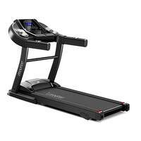 Lightning deal - Cockatoo CTM-05 1.5 HP - 2HP Peak DC Motorized Treadmill for Home, with 3 Level Manual Incline, Max Speed 14 Km/Hr., Max User Weight 90 Kg(DIY, Do It Yourself Installation, Multicolour) 