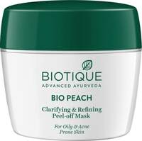 BIOTIQUE Bio Peach Clarifying & Refining Peel Off Mask 175Gm  (175 g)