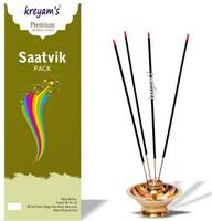 Kreyam's Satvik pack Agarbatti Dhup Batti Incense Sticks Lavender  (35, Set of 1) MOQ 10