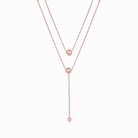 Flat 50% Off on Rose Gold Terrific Trio Necklace