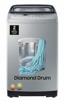 Samsung 7 kg Fully-Automatic Top Loading Washing Machine (WA70A4002GS/TL, Imperial Silver, Diamond drum)