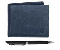 WildHorn Gift Hamper for Men I Black Leather Wallet & Pen Combo I Leather Wallet I Classic Pen I Gift for Friend, Boyfriend,Husband,Father, Son etc