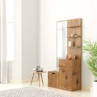 Amazon Brand - Solimo Octiceo Engineered Wood Dressing Table (Knotty Wood Finish)