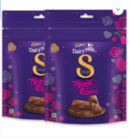 Cadbury Dairy Milk Silk Valentine's Home Treats Bars  (2 x 153 g)