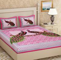 Cotton Double Bedsheet  @ Flat ₹299