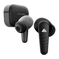 lowest BOULT AUDIO Rito TWS Earbuds with Environmental Noise Cancellation (IPX5 Water Resistant, Fast Charging, Black)

