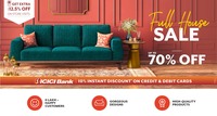 Urban Ladder Full House Sale : Upto 70% off + Extra 10% off