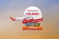 Air India Europe Offer: Round-Trip at 40k!