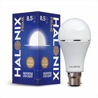 Halonix 8.5 Watt B22 LED White Rechargeable Emergency light Inverter Bulb, Pack of 1