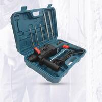 Hillgrove H26H4 All Purpose 26mm Hammer Impact Drill Machine Forward/Reverse Rotaion with 5 Bits for Making Holes