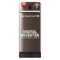 Lowest - SAMSUNG 215 Litres 5 Star Direct Cool Single Door Refrigerator with Digi-Touch Cool (RR23C2F35DX/HL, Luxe Brown)