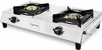 Lifelong LLGS990 Stainless Steel High Efficiency 2 Burner Gas Stove