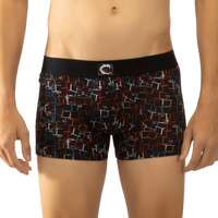 Chromozome Men Cotton Stretch Printed Trunk