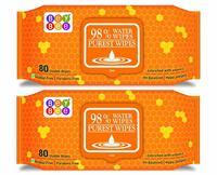 BeyBee Hypoallergenic Baby Water Wipes for New Born Babies Sensitive Skin, 80 Wipes (Pack of 2) - Amazon