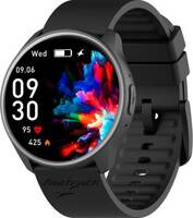Fastrack Revoltt FR1 Pro|1.3Inch AMOLED display with 600 Nits|Advanced BT Calling Chipset Smartwatch (Black Strap, Free Size)