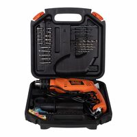 BLACK+DECKER HD555K50 550W 13mm Corded Variable Speed Reversible Impact Drill Machine