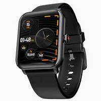 boAt Wave Fury with 1.83'' HD Display, Bluetooth Calling & Functional Crown Smartwatch  (Black Strap, Free Size)