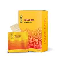 Kindly Pleaser Delay Wipes | Alcohol-Free Topical Wipes | To Prolong The Fun | 100% Body Safe and Fast Acting | Discreet Delivery, Easy to Carry, Easy to Use | Pack of 10