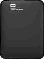WD Elements 2 TB Wired External Hard Disk Drive (HDD) (Black)