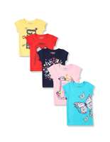 Cherokee by Unlimited Girl's Printed Regular T-Shirt