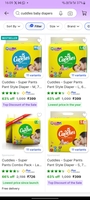 Upto 65% off on Cuddles Baby Diapers!!