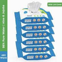 Miss & Chief by Flipkart Baby Wipes with Aloe Vera and Vitamin E  (480 Wipes)