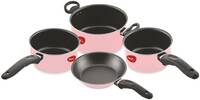 Pigeon Master Chef 4 Piece Non-Stick Coated Cookware Set  (Aluminium, 4 - Piece)