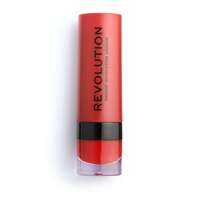 Makeup Revolution Ruby 134 Matte Lipstick, Red, 3 ml