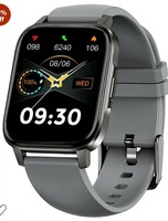 Maxima Max Pro X5 Smartwatch-Premium Ultra Slim 1.7” HD Display with 15 Days Battery Life,IP68 Resistance,60+ Watch Faces,Sleep&SpO2 Monitoring,Social Media alerts, Multiple Exercise Modes(Grey) 