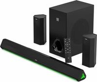Govo GOSURROUND 950 | 280W Soundbar, 5.1 Channel Home Theatre with 6.5" subwoofer, Dual Rear Satellites