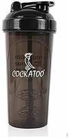 Cockatoo CS-01 Shaker Bottle (Black, 700 Milliliters, Plastic)