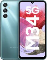 Samsung Galaxy M34 5G (Waterfall Blue,6GB,128GB)|120Hz sAMOLED Display|50MP Triple No Shake Cam|6000 mAh Battery|4 Gen OS Upgrade & 5 Year Security Update|12GB RAM with RAM+|Android 13|Without Charger