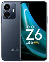 iQOO Z6 Lite 5G (Mystic Night, 6GB RAM, 128GB Storage) with Charger Travel Adaptor Included in The Box
