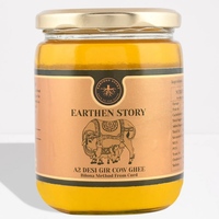 Earthen Story A2 desi Gir Cow Ghee 500ml | Bilona Method from curd | 100% Pure, Natural & Healthy | Glass Jar | Lab Tested