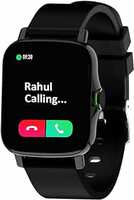 Maxima Max Pro X6 Calling Smartwatch with Premium Speaker & Mic,Accurate SpO2 Monitoring, 8 Fitness Modes,Social Media Alerts,Multiple Watch Faces,1.7" Full HD Display (400 Nits)-Black 