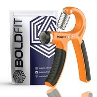 Boldfit Adjustable Hand Grip Strengthener, Hand Gripper for Men & Women for Gym Workout Hand Exercise Equipment to Use in Home for Forearm Exercise Finger Exercise Power Gripper