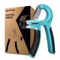 Lifelong Adjustable Hand Grip Strengthener, Hand Gripper for Men & Women for Gym Workout Hand Exercise Equipment to Use in Home for Forearm Exercise (5-60kgs) - Blue & Black, LLFAHG001
