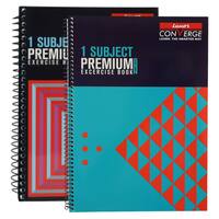 Luxor Single Subject Executive Notebook, Single Ruled, A6, 160 Pages, Ideal for Compact and Efficient Note-taking