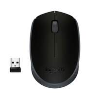 Logitech B170 Wireless Mouse, 2.4 GHz with USB Nano Receiver, Optical Tracking