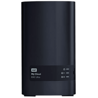 Western Digital My Cloud EX2 Ultra 4 TB USB 1.1 Network Attached Storage (Automatic Backup, BVBZ0040JCH-BESN, Black)