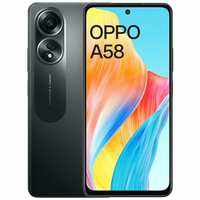 OPPO A58 (Glowing Black, 6GB RAM, 128GB Storage) | 5000 mAh Battery and 33W SUPERVOOC | 6.72" FHD+ Punch Hole Display | Dual Stereo Speakers with No Cost EMI/Additional Exchange Offers