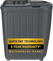 Whirlpool 6 Kg 5 Star Superb Atom Semi-Automatic Top Loading Washing Machine (SUPERB ATOM 60I, Grey Dazzle, TurboScrub Technology)