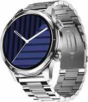 Noise Newly Launched Mettalix: 1.4" HD Display with Metallic Straps and Stainless Steel Finish, BT Calling, Functional Crown, 7 Day Battery, Smart Watch for Men and Women (Elite Silver)