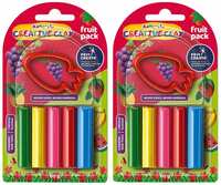 Pidilite Rangeela Creative Clay Pack Fruits (60gm)- Multi-Colour, 5 Years & Above, DIY Pack of Modelling Clay (Pack of 2)