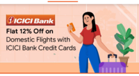 Get Flat 12% Off On Domestic Flights with ICICI Bank Credit Cards & More Offers
