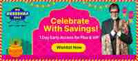 Flipkart Big Dussehra Sale (Sale Live for Plus Members) Upto 80% off + 10% Off on ICICI Cards (22nd - 29th Oct)