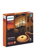 PHILIPS FlexiShine 5 Meter Plug n Play LED Rope Light (Blue) - Waterproof (IP65 Rated) and Flexible