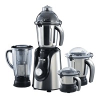 Usha Maximus Plus 800 Watt 4 Jars Mixer Grinder (21000 RPM, Overload Protection, Black)