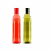 Attro Miami Plastic Unbreakable Fridge Water Bottle for Office 1000 ml - Set of 2