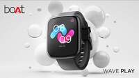 boAt Wave Play Smart Watch 4.30 cm (1.69 inch) HD Display, Heart Rate, SpO2 and Sleep Monitor, Multiple Sports Mode, Health Ecosystem, 100+ Cloud Based Watch Faces, ELECTRIC PURPLE
